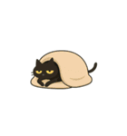 けだるい黒猫★けっだるニャン3（個別スタンプ：1）