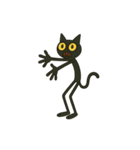 けだるい黒猫★けっだるニャン3（個別スタンプ：3）