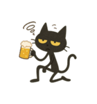 けだるい黒猫★けっだるニャン3（個別スタンプ：9）