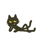 けだるい黒猫★けっだるニャン3（個別スタンプ：20）