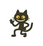 けだるい黒猫★けっだるニャン3（個別スタンプ：21）