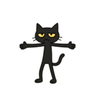 けだるい黒猫★けっだるニャン3（個別スタンプ：34）