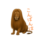 サラサラロングヘアーライオン1（個別スタンプ：9）