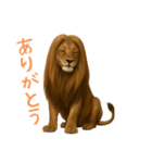 サラサラロングヘアーライオン1（個別スタンプ：15）