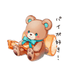 甘党のやさしいくま（個別スタンプ：34）