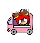 悪カワなたこ焼きキッチンカー（個別スタンプ：7）