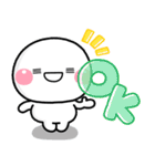 ず～っと使える♡透明感溢れるスタンプ大人（個別スタンプ：3）