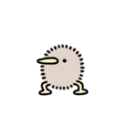 動く！ゆるいふわふわキーウィ（個別スタンプ：1）