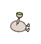 動く！ゆるいふわふわキーウィ（個別スタンプ：11）