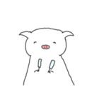 動く豚（個別スタンプ：7）