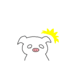動く豚（個別スタンプ：16）