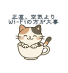 感情まろやかネコ（時々ドス）（個別スタンプ：1）