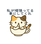 感情まろやかネコ（時々ドス）（個別スタンプ：4）