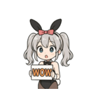 メルフィ：バニーガール編（個別スタンプ：7）