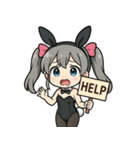 メルフィ：バニーガール編（個別スタンプ：11）