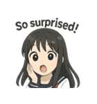 癒し系JKのリアクションスタンプ（個別スタンプ：8）
