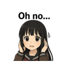 癒し系JKのリアクションスタンプ（個別スタンプ：21）
