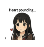 癒し系JKのリアクションスタンプ（個別スタンプ：22）