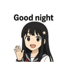 癒し系JKのリアクションスタンプ（個別スタンプ：23）