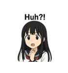 癒し系JKのリアクションスタンプ（個別スタンプ：24）
