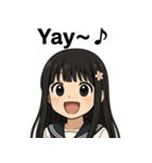 癒し系JKのリアクションスタンプ（個別スタンプ：28）