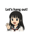 癒し系JKのリアクションスタンプ（個別スタンプ：29）