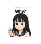 癒し系JKのリアクションスタンプ（個別スタンプ：32）