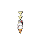 文字・顔アレンジ向け♪シマエナガ（個別スタンプ：6）