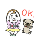 憎めないブスとパグ（個別スタンプ：2）
