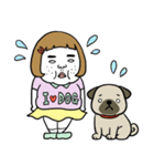 憎めないブスとパグ（個別スタンプ：19）