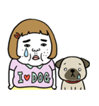 憎めないブスとパグ（個別スタンプ：24）
