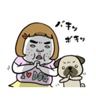 憎めないブスとパグ（個別スタンプ：26）