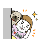 憎めないブスとパグ（個別スタンプ：35）