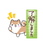 【大人の気遣い】敬語♡まるまる豆柴（個別スタンプ：6）