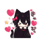 黒猫さんβ【毎日使えるスタンプ】（個別スタンプ：26）