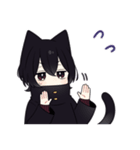 黒猫さんβ【毎日使えるスタンプ】（個別スタンプ：33）