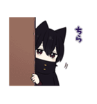 黒猫さんβ【毎日使えるスタンプ】（個別スタンプ：35）