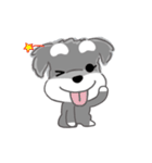 かわいいシュナ犬なんとなく動く（個別スタンプ：9）