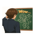 イケメン先生の感情スタンプ集（個別スタンプ：8）