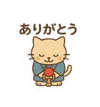 和風なけん玉ねこ・たまのすけスタンプ（個別スタンプ：4）