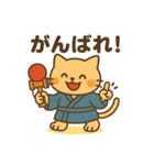 和風なけん玉ねこ・たまのすけスタンプ（個別スタンプ：24）