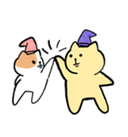 小2が描いた_ほんわかネコさんの使える言葉（個別スタンプ：21）