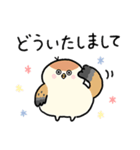 敬語_ず～っと使える脱力すずめさんの日常（個別スタンプ：22）