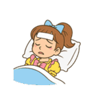 ドレス着た女の子普段使い（個別スタンプ：16）