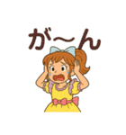 ドレス着た女の子普段使い（個別スタンプ：39）
