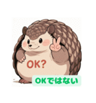 ちょいポチャ丸まれないアルマジロシリーズ（個別スタンプ：40）