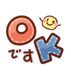 あたたかい日常のデカ文字スタンプ！（個別スタンプ：9）