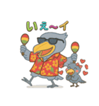 モナコ王子ハシビロコウ組合（かぶ）（個別スタンプ：24）