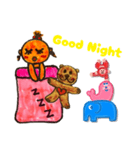 寝ながらしゃべるたんこちゃん（個別スタンプ：16）