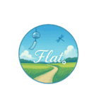 「Flat。公式キャラクター]ふりんぼ（個別スタンプ：16）